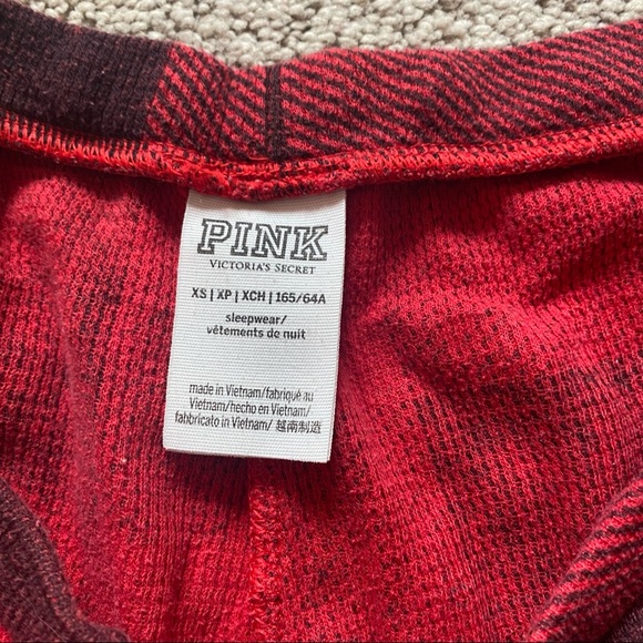 PINK victoria’s secret plaid pj booty shorts - Picture 2 of 4